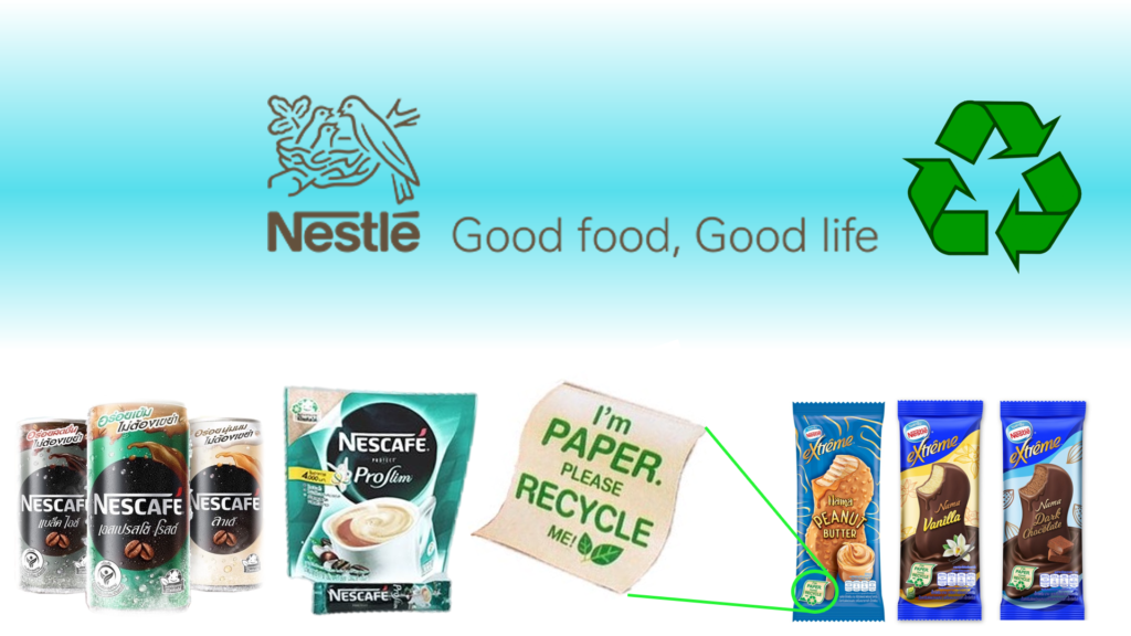 Nestlé has committed to making all packaging 100 percent recyclable or reusable by 2025